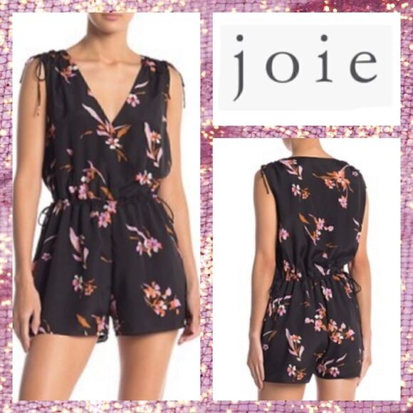 NWT MSRP $298 Joie Keona Floral Romper Women's Size Large - Picture 1 of 7